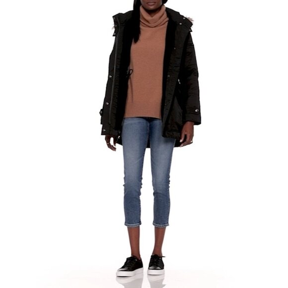 Banana Republic Down Water-Resistant Faux Fur Trim Parka - Picture 3 of 16